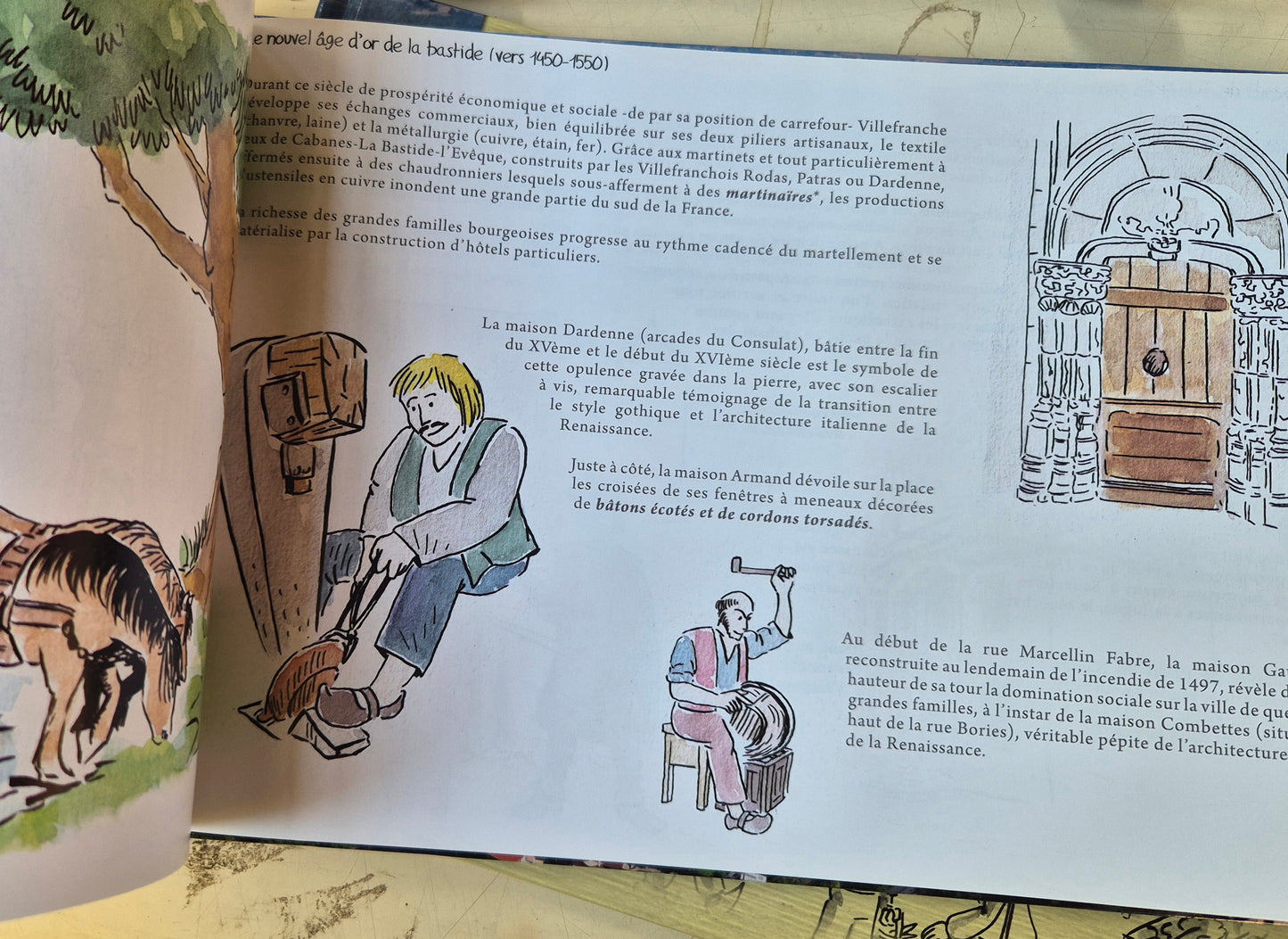 L'histoire illustrée de Villefranche-de-Rouergue