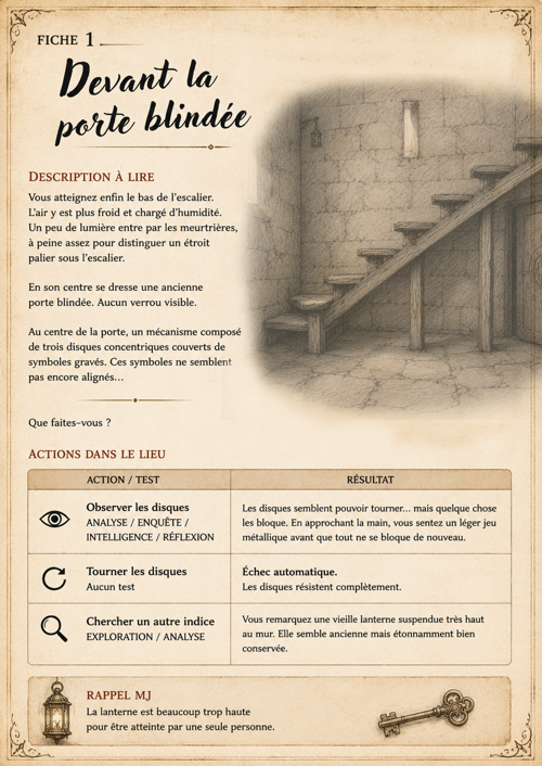 Extension 01 — La Porte Blindée