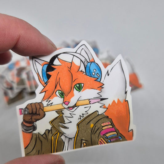 Renard dessinateur