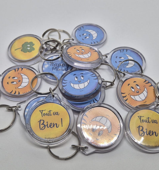Porte-clés ronds