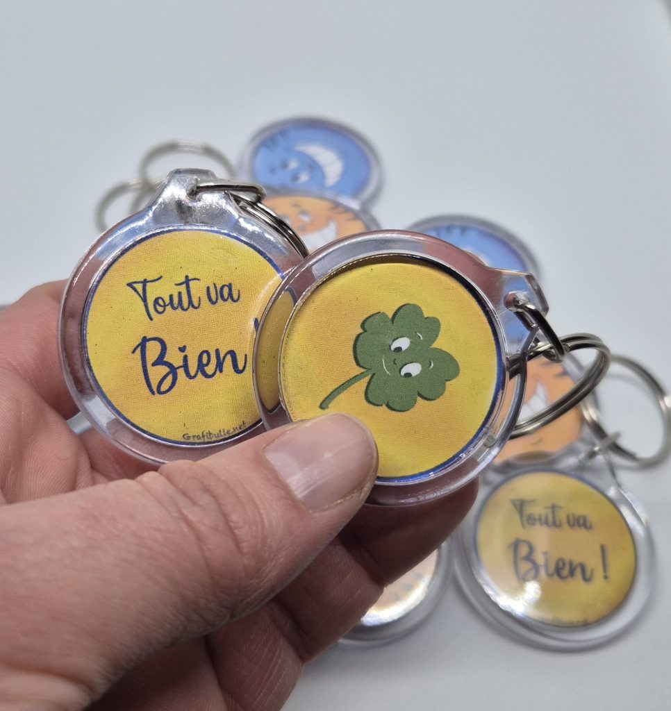 Porte-clés ronds